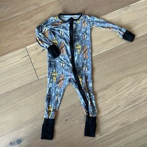 Little Sleepies Star Wars romper pajamas